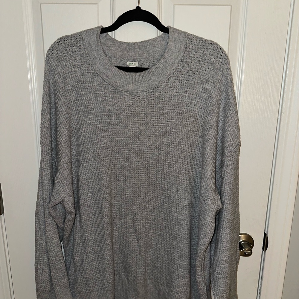 Gray Oversized Sweater